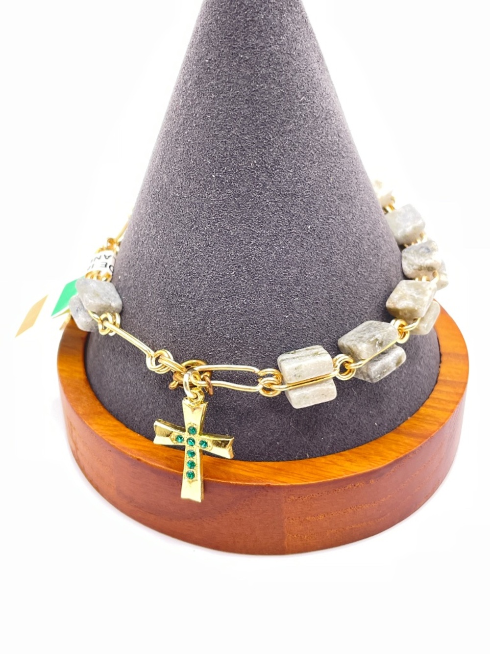 Irish Connemara Marble Rosary Bracelet New 8 3/4"